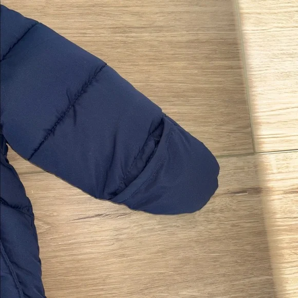 H&M PADDED ALL-IN-ONE SUIT Navy Blue Kids Sleep Sack size 2-6 months - Picture 4 of 8